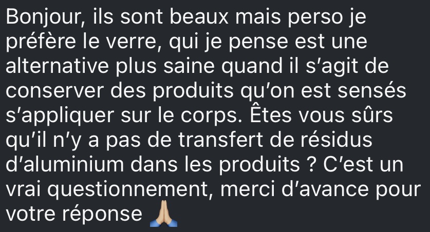 aluminium dans les cosmétiques