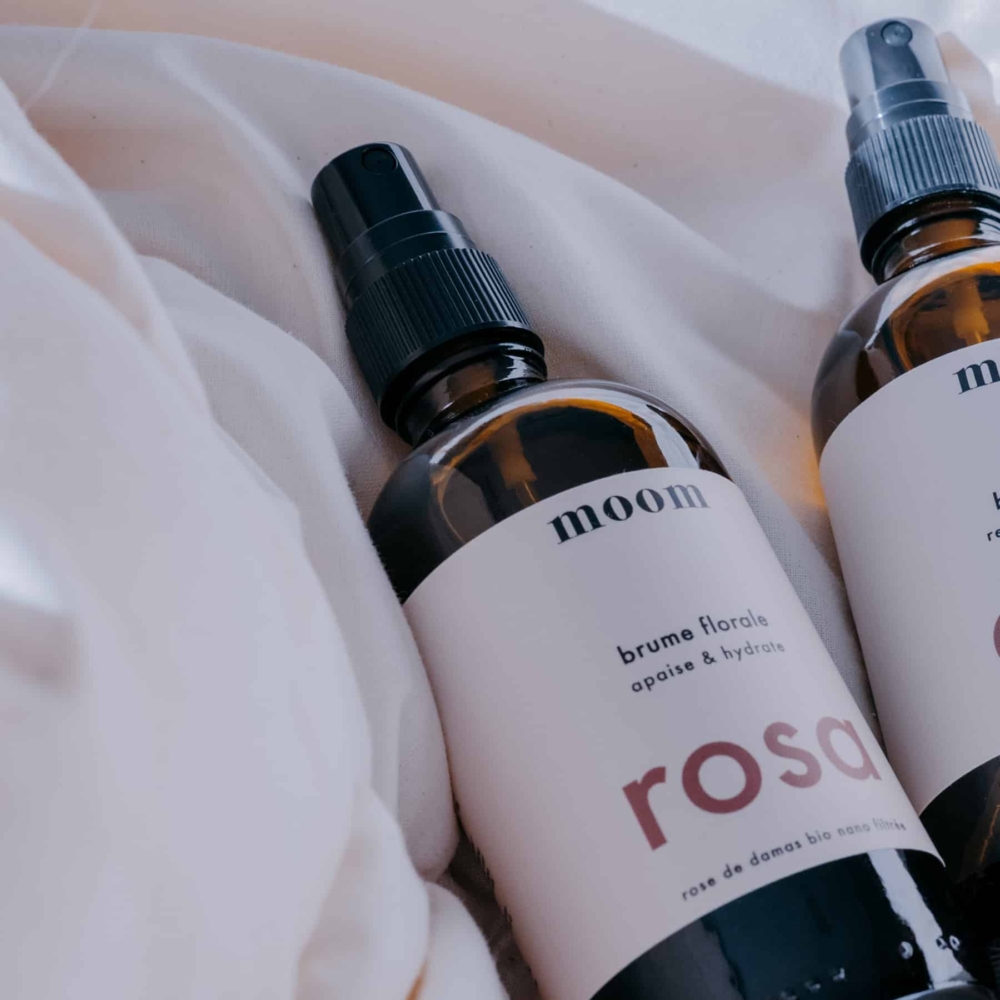 brume florale a la rose bio rosa moom skincare